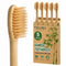 5-Pack Natural Bamboo Toothbrush